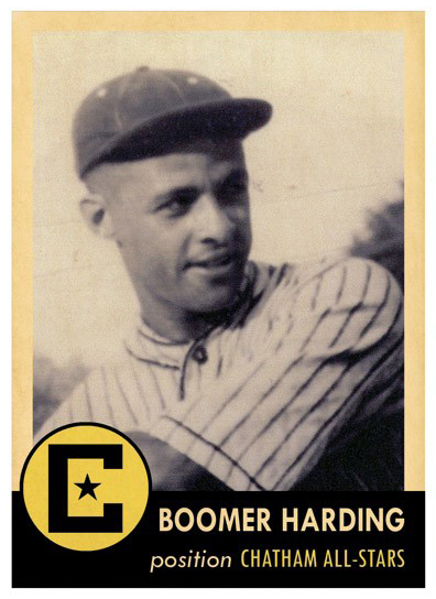Boomer Harding in baseball uniform