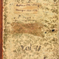 Volume II: Baptisms 1842-1844; Marriages 1842-1874