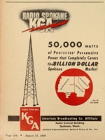 Other Radio Stations' advertisements of their 50,000 watts power